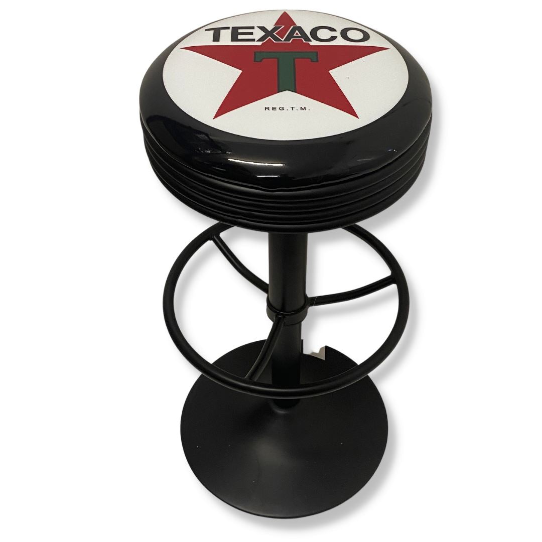 Texaco Retro Bar Stool Retro Bar Stools Black 