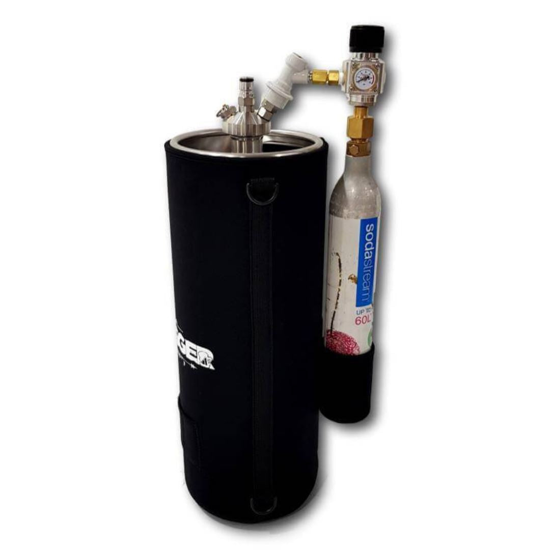 Mini Keg Cooler Sleeve With Shoulder Strap Drink Dispensers 