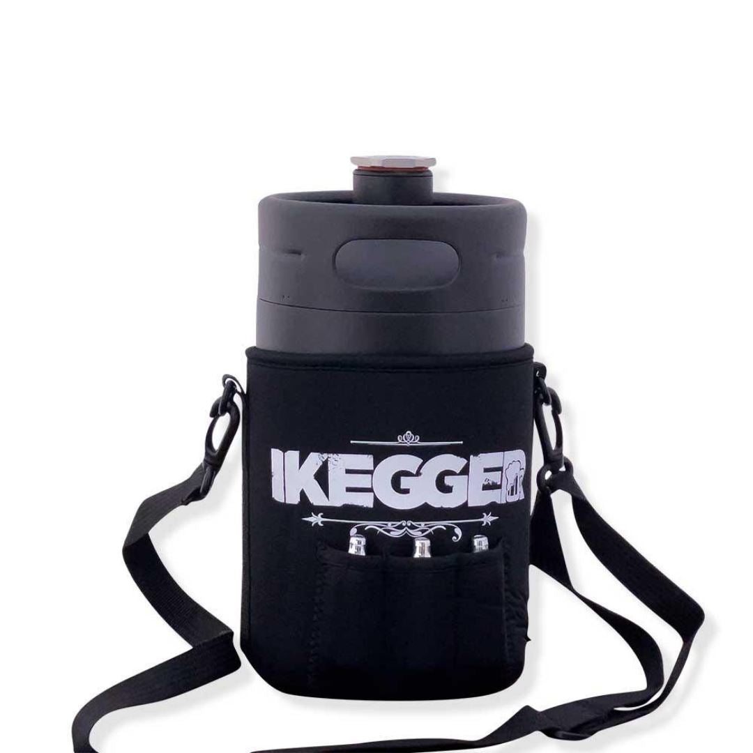 2L Insulated Mini Keg - Premium Black Edition Just Screw Cap Yes Include A Sleeve 
