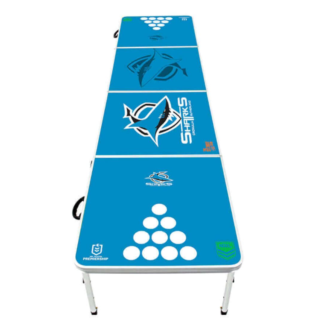 NRL Beer Pong Table Game Games Tables Cronulla Sharks 