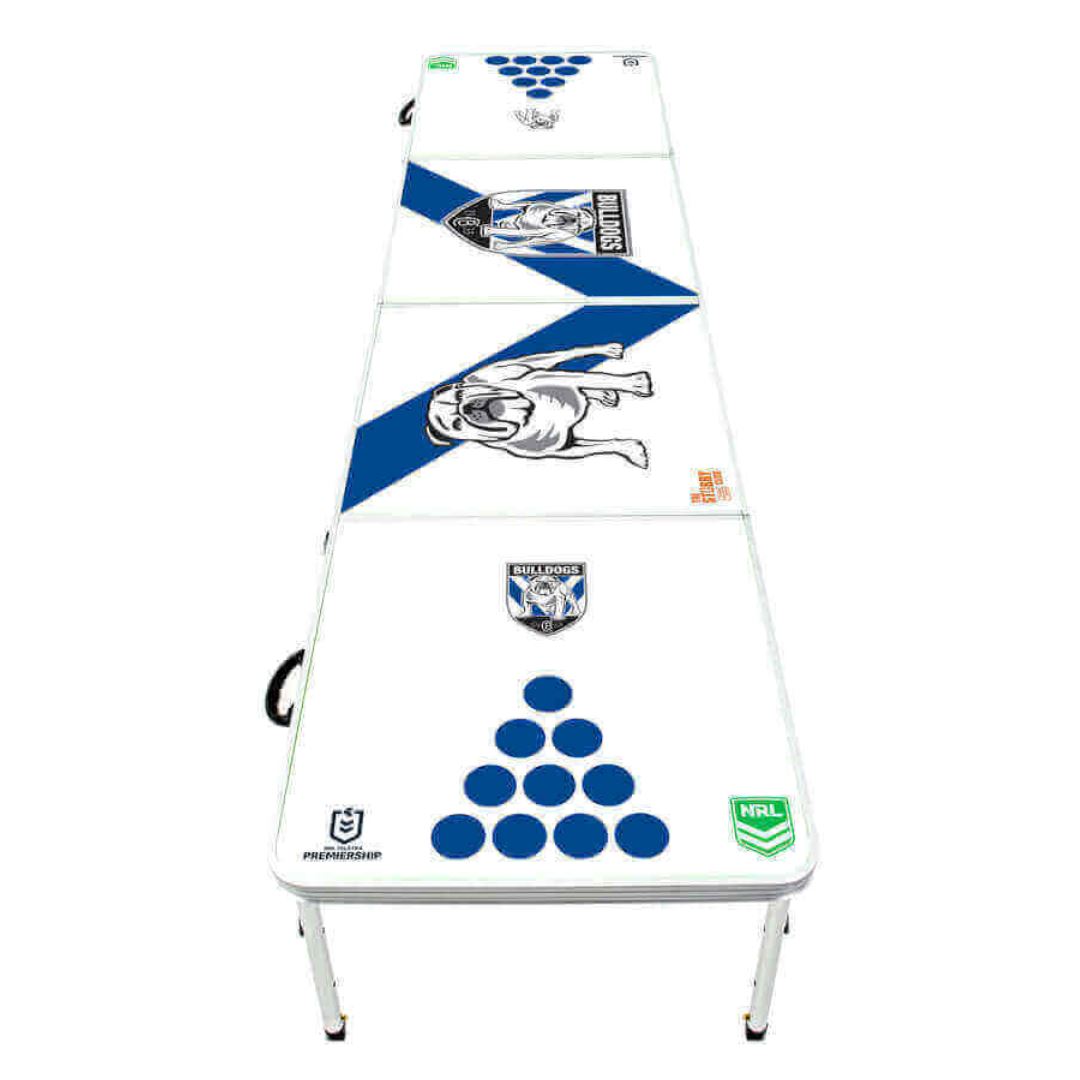 NRL Beer Pong Table Game Games Tables Canterbury Bulldogs 