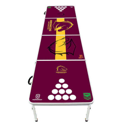 NRL Beer Pong Table Game Games Tables Brisbane Broncos 