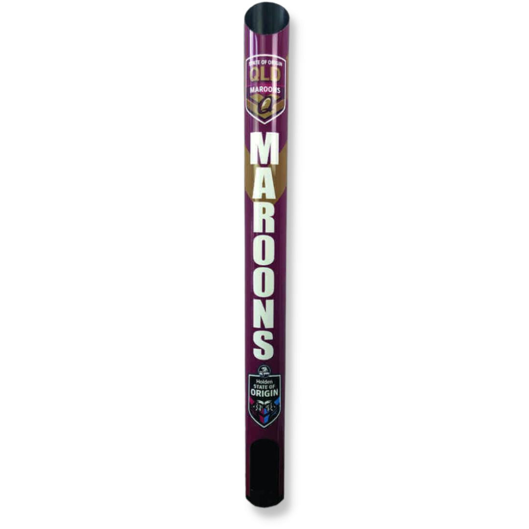 NRL Stubbie Cooler Dispensers With Personalised Name Beverage Dispensers QLD Maroons 