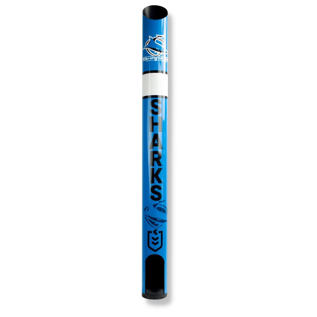 NRL Stubbie Cooler Dispensers With Personalised Name Beverage Dispensers Cronulla Sharks 