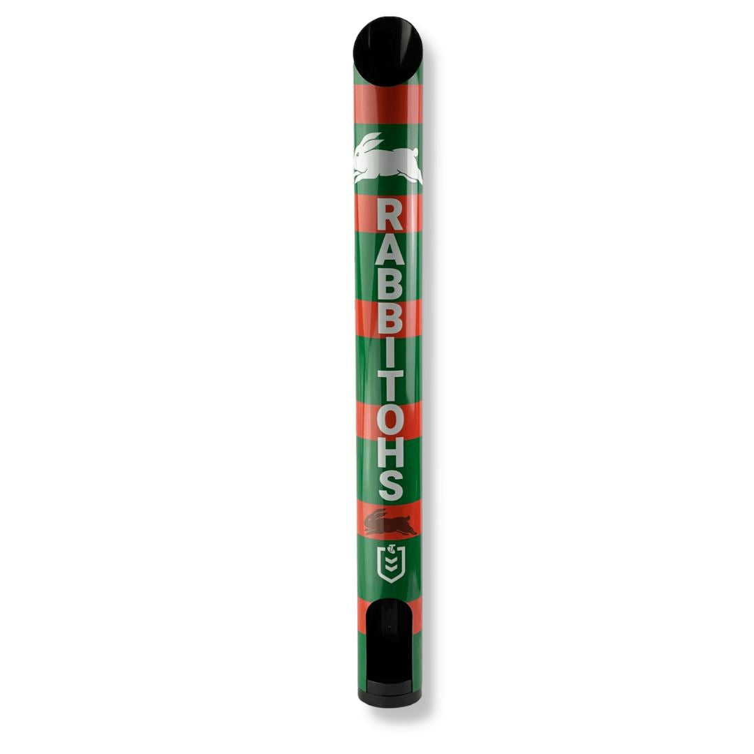 NRL Stubbie Cooler Dispensers With Personalised Name Beverage Dispensers South Sydney Rabbitohs 