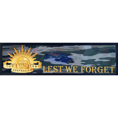 Anzac Premium Bar Runner Navy 