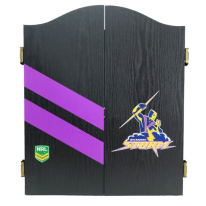 Melbourne Storm Dartboard and Cabinet Set 