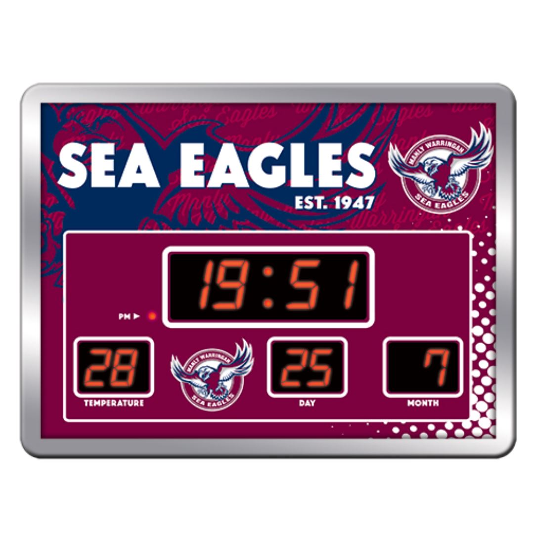 NRL Scoreboard LED Clock Beverage Dispensers 