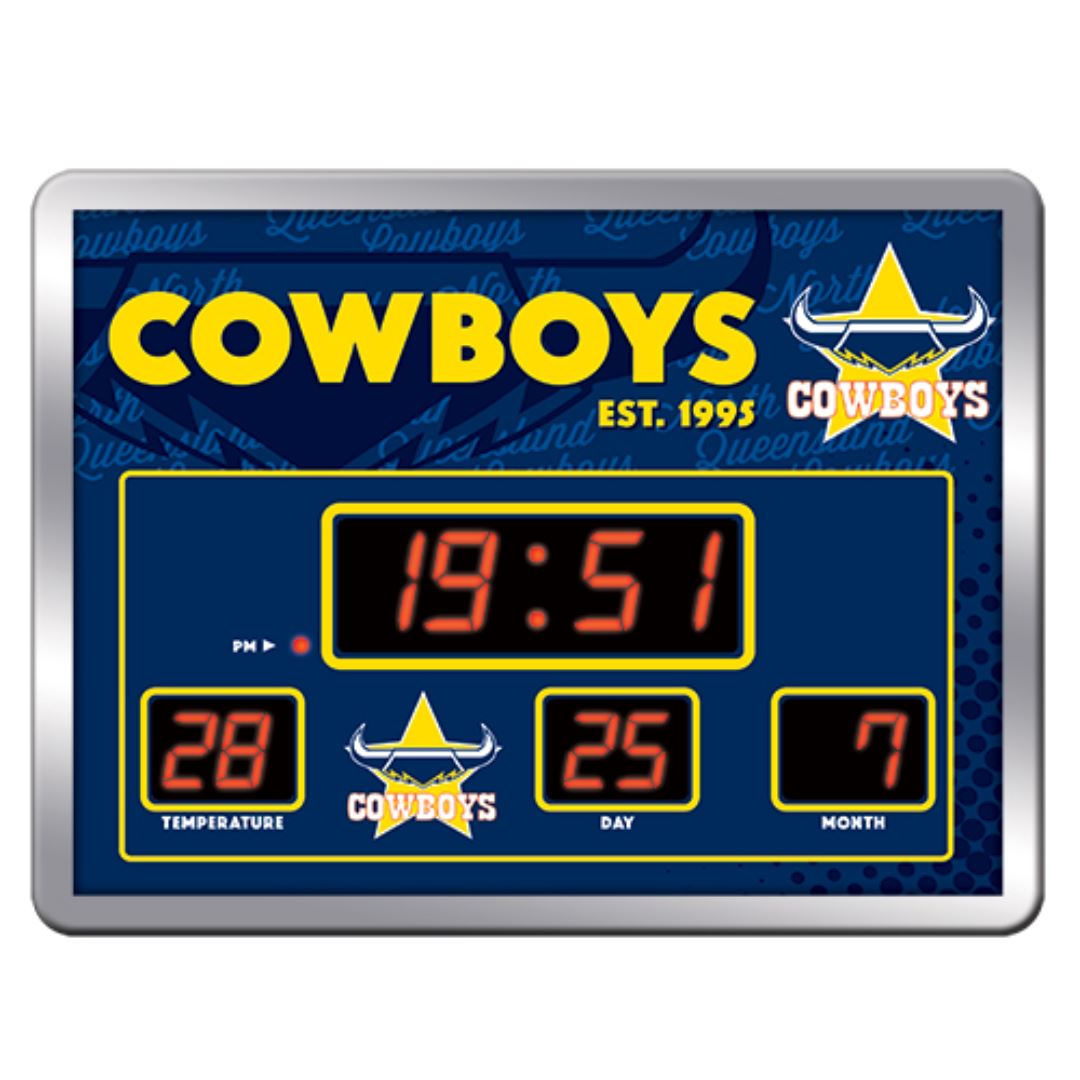 NRL Scoreboard LED Clock Beverage Dispensers 