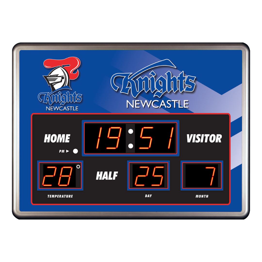 NRL Scoreboard LED Clock Beverage Dispensers 