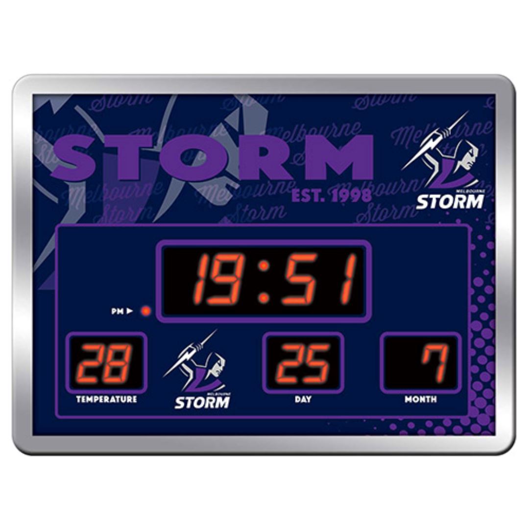 NRL Scoreboard LED Clock Beverage Dispensers 