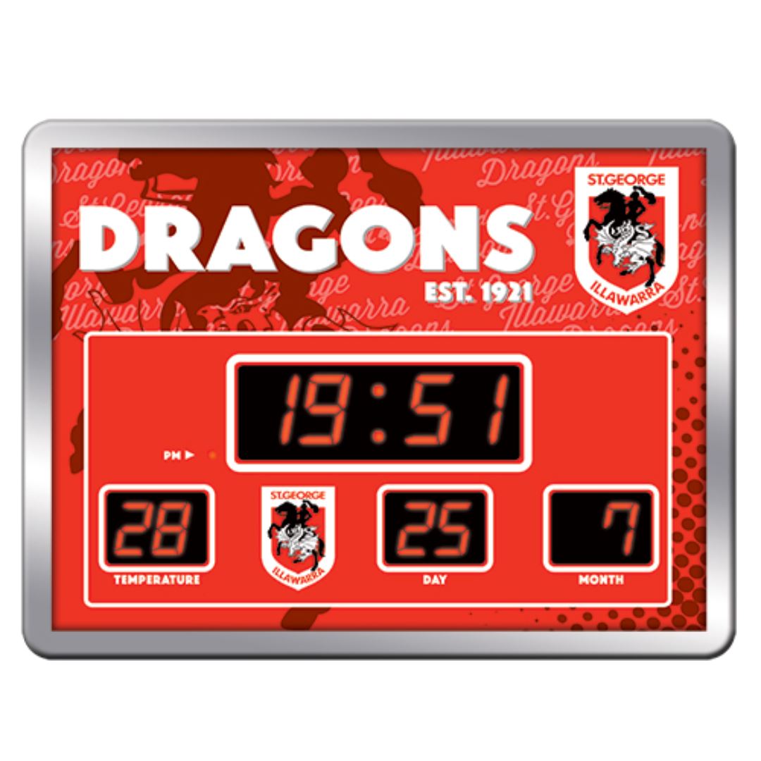 NRL Scoreboard LED Clock Beverage Dispensers 