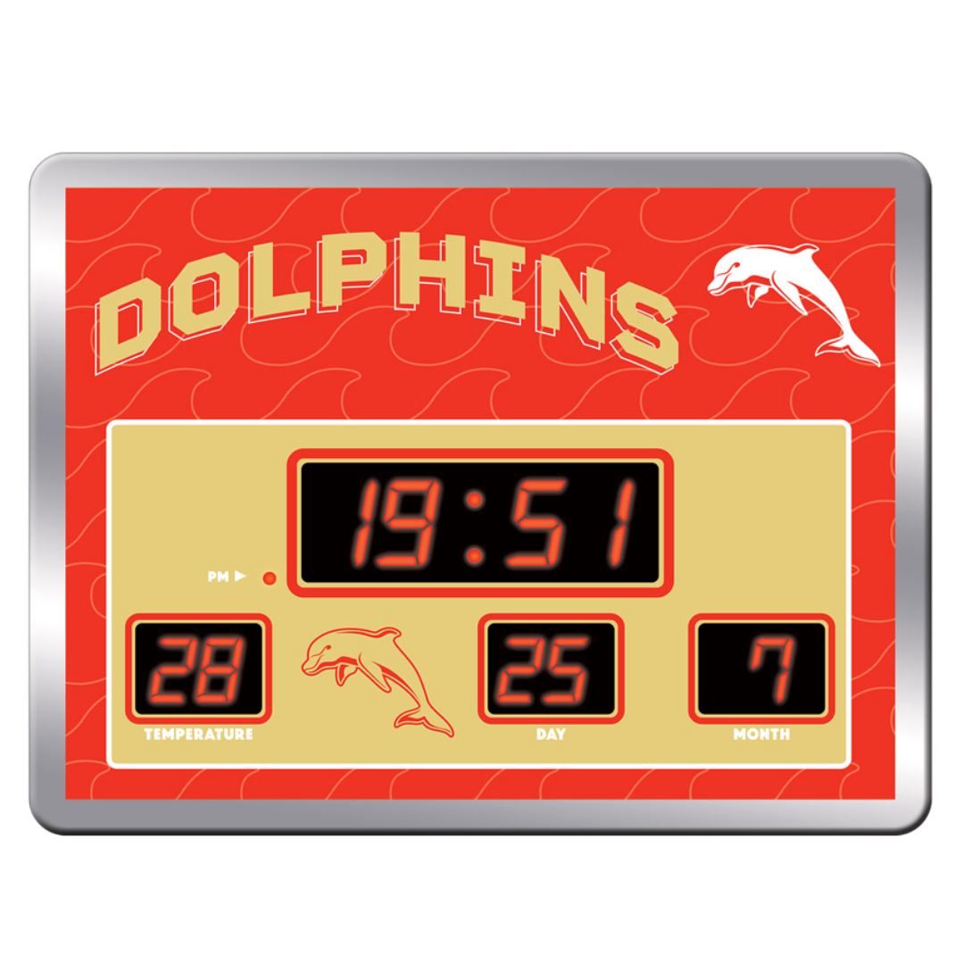 NRL Scoreboard LED Clock Beverage Dispensers 