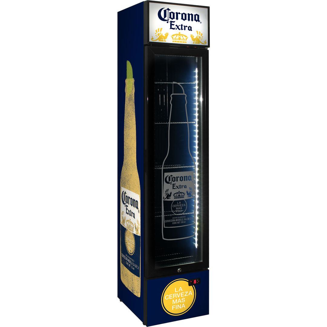 Slim Jim Senior Branded Corona 130LT Upright Bar Fridge Refrigerators 