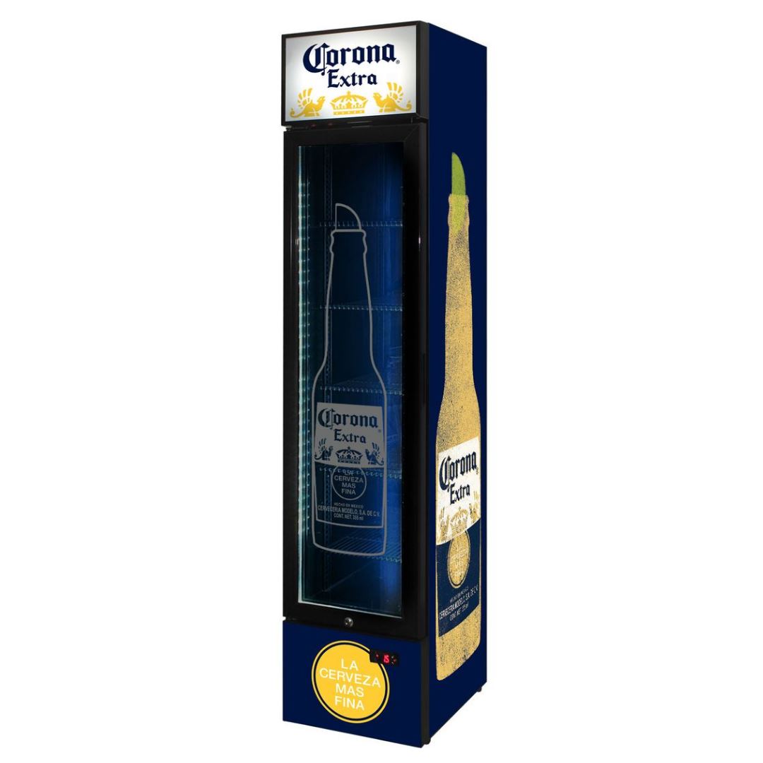 Slim Jim Senior Branded Corona 130LT Upright Bar Fridge Refrigerators 