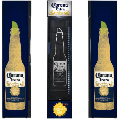 Slim Jim Senior Branded Corona 130LT Upright Bar Fridge Refrigerators 