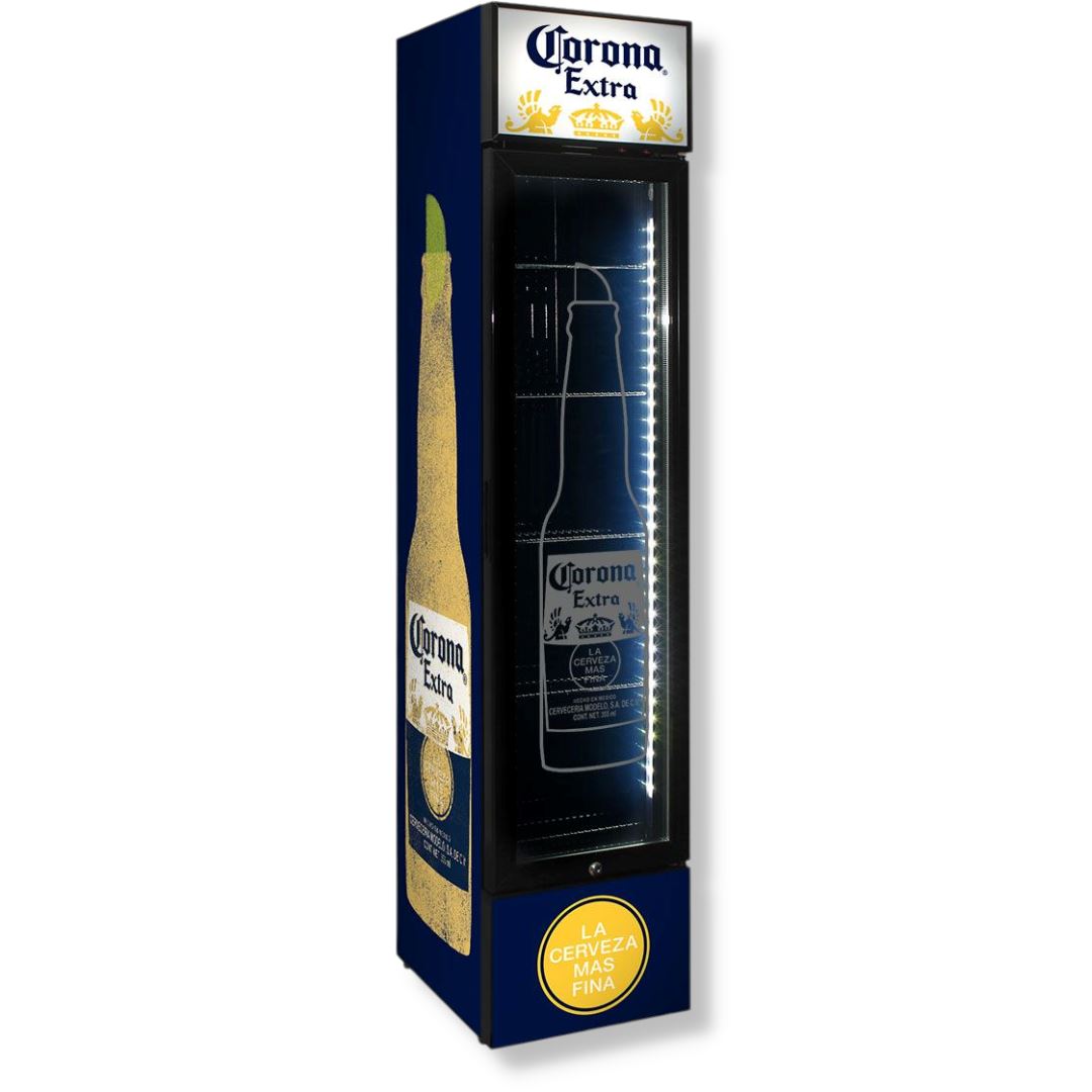 Slim Jim Senior Branded Corona 130LT Upright Bar Fridge Refrigerators 