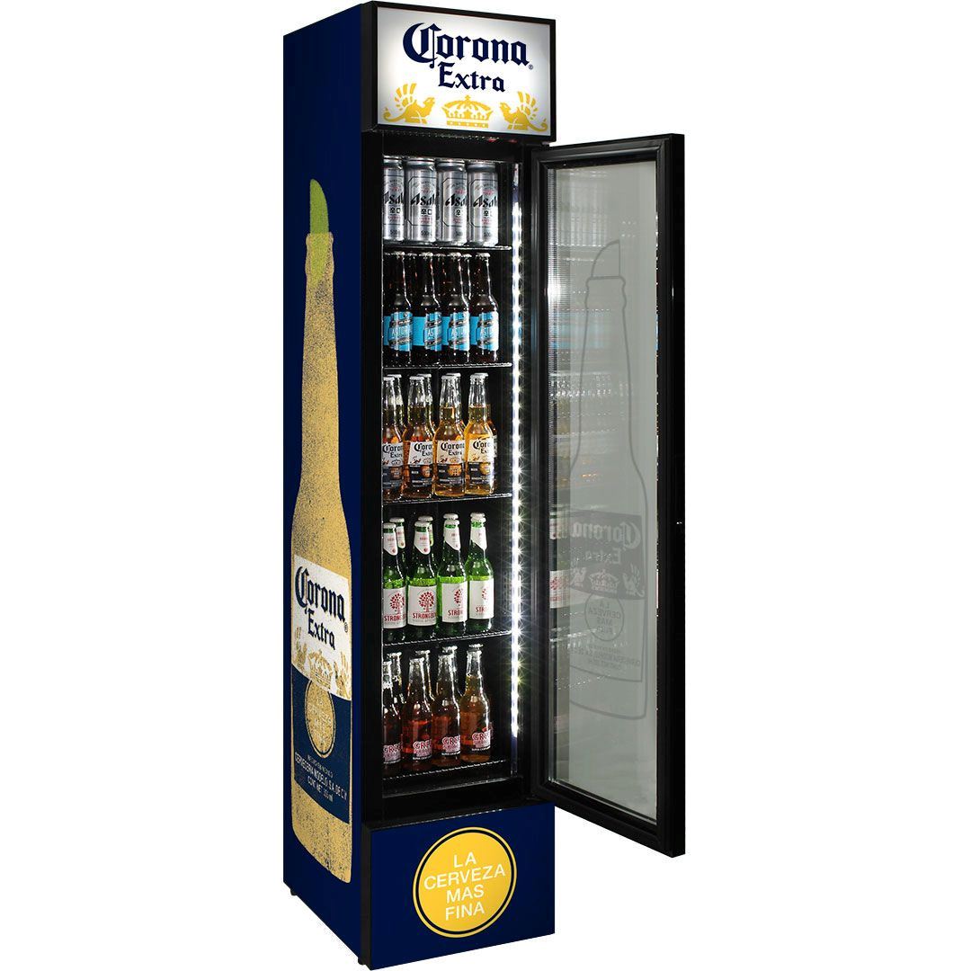 Slim Jim Senior Branded Corona 130LT Upright Bar Fridge Refrigerators 