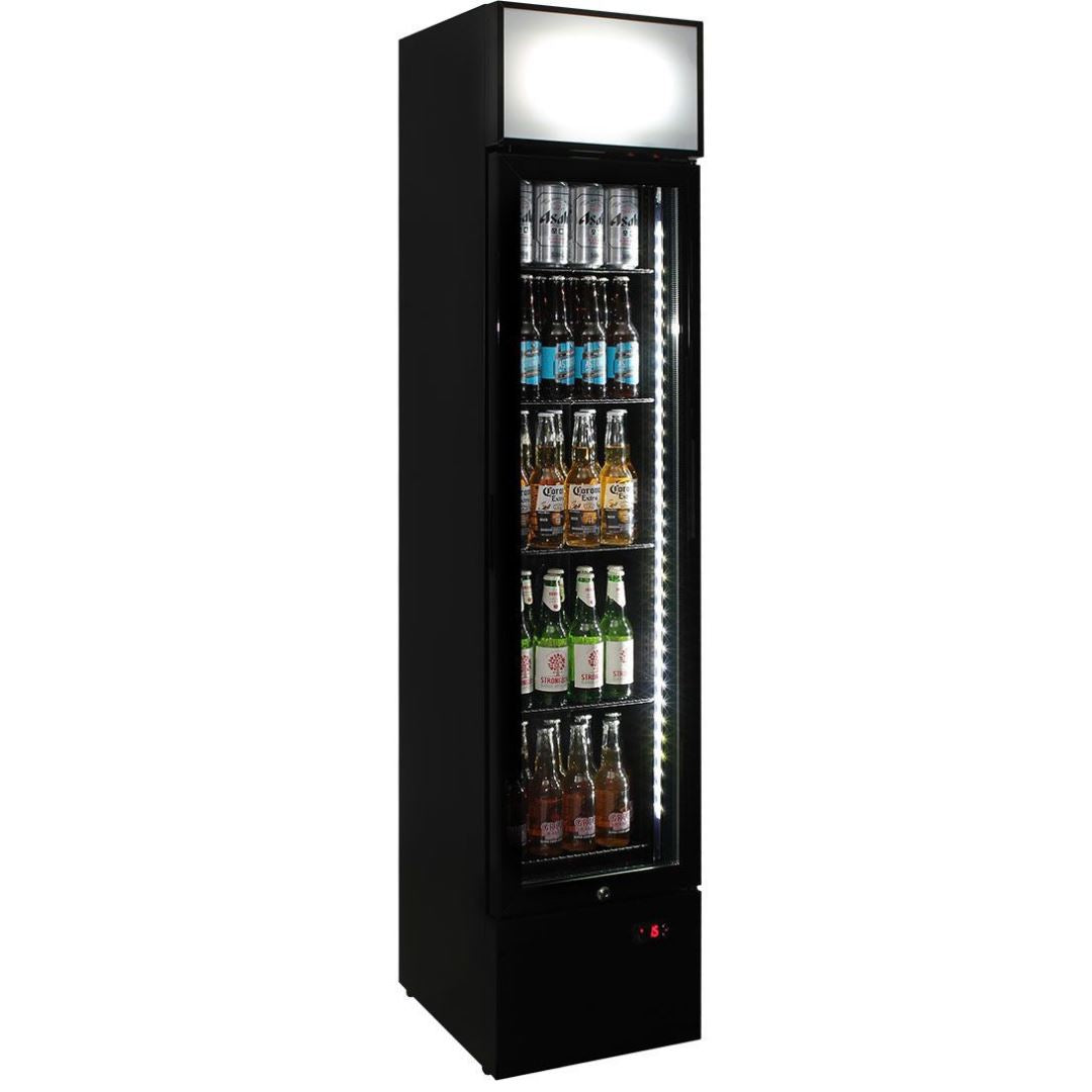Slim Jim Senior Branded Police Box 130LT Upright Bar Fridge Refrigerators 