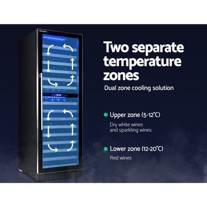 Selfoss Commercial 155 Bottles Fridge Wine Cooler Chiller Refrigerators 