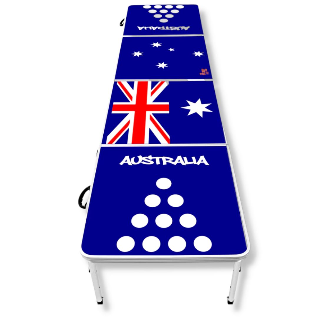 Aussie Flag Beer Pong Table Game Games Tables 