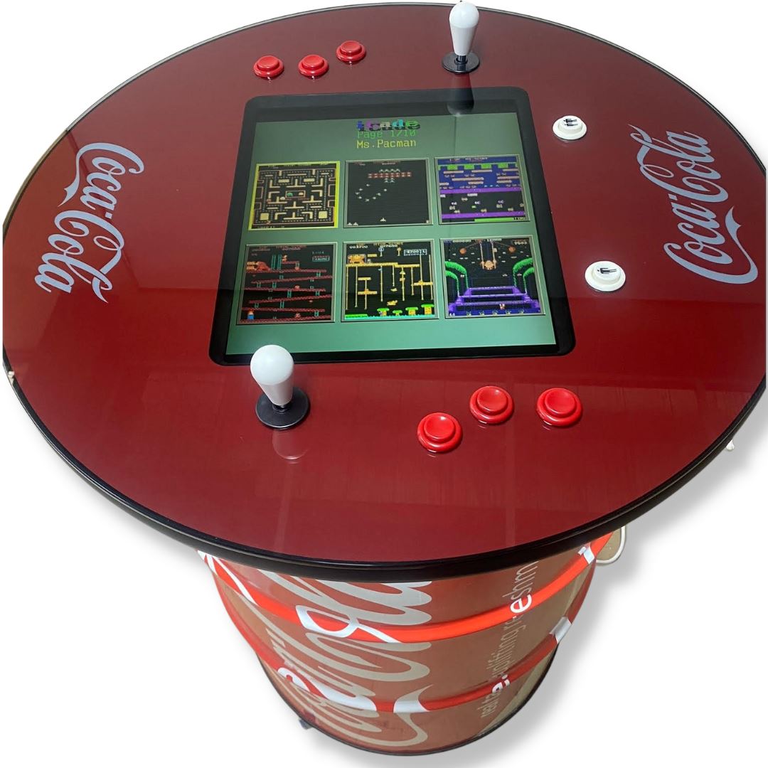 Colo Arcade Machine Coca - Cola Drum Arcade Machine | The Dens