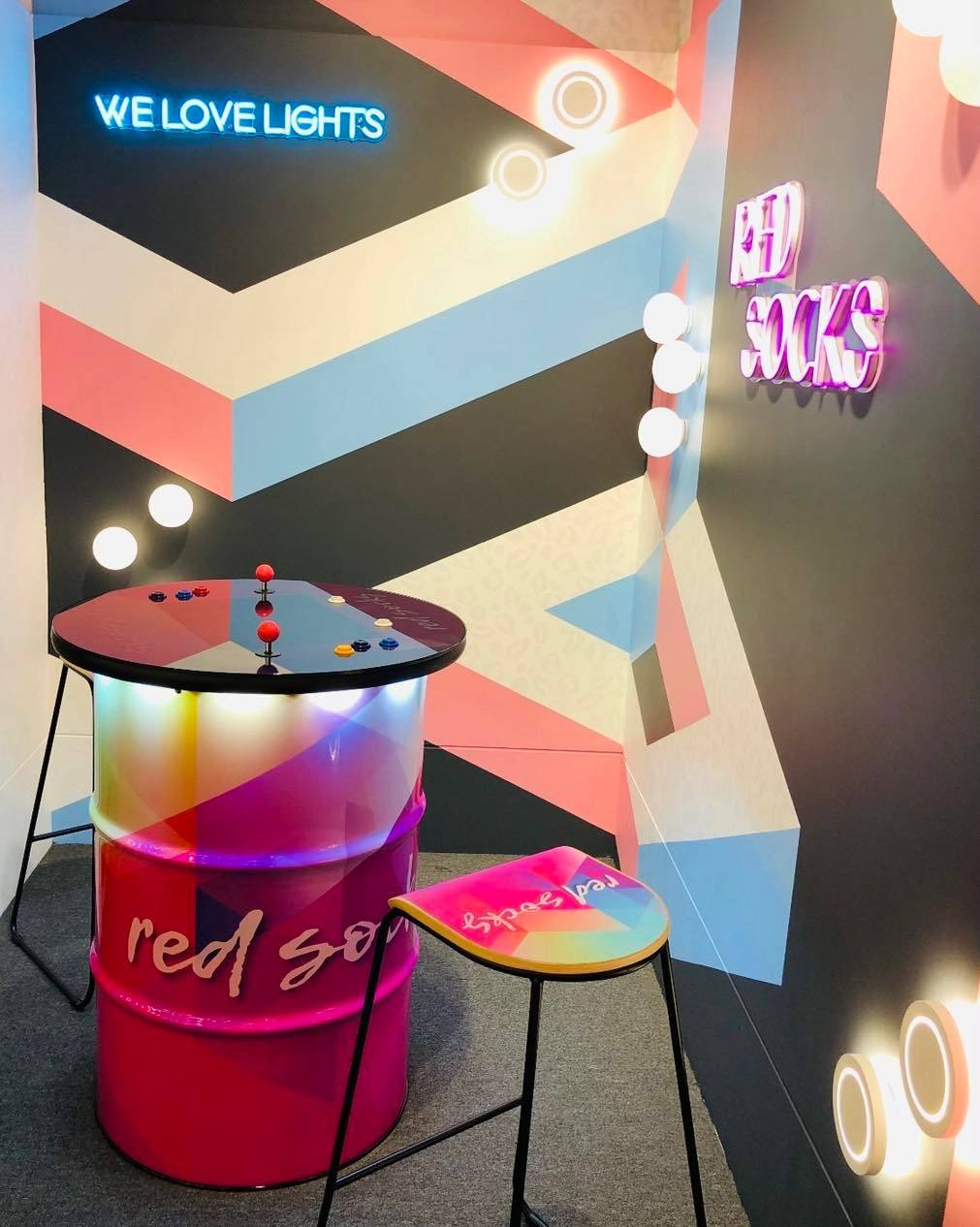 Custom Artwork Drum Arcade Machine Video Game Arcade Cabinets 