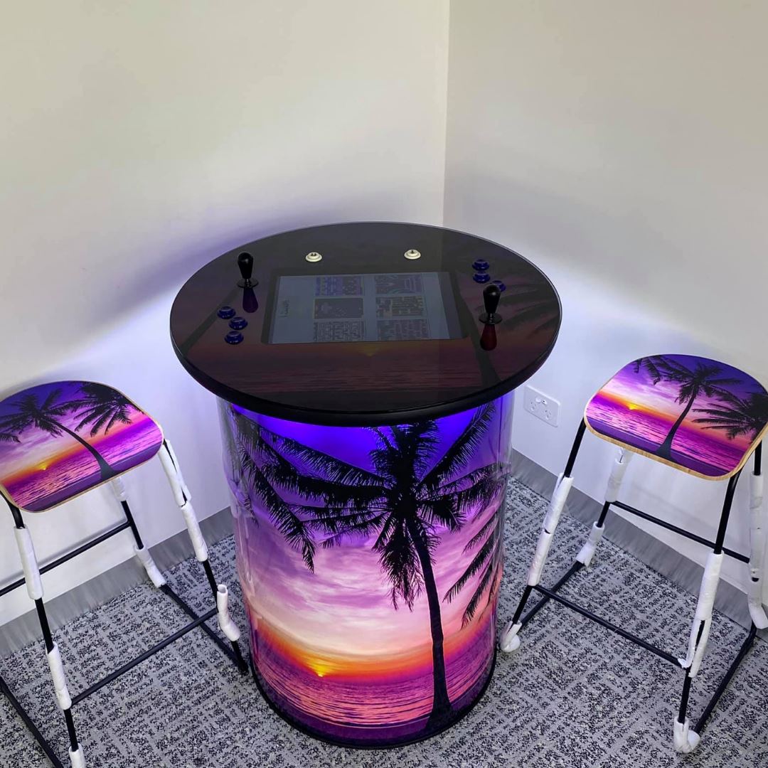 Custom Artwork Drum Arcade Machine Video Game Arcade Cabinets 