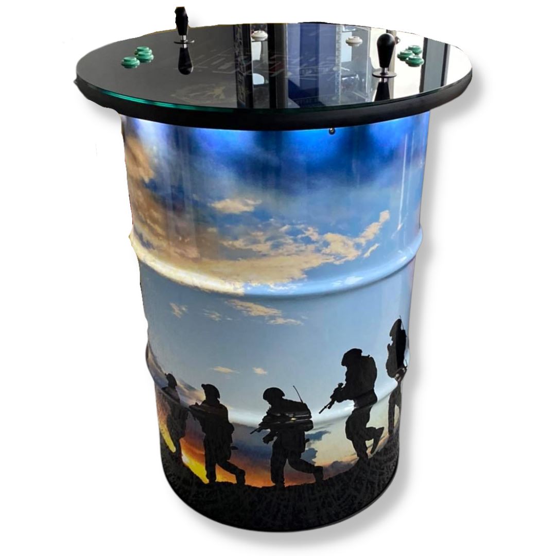 Custom Artwork Drum Arcade Machine Video Game Arcade Cabinets 