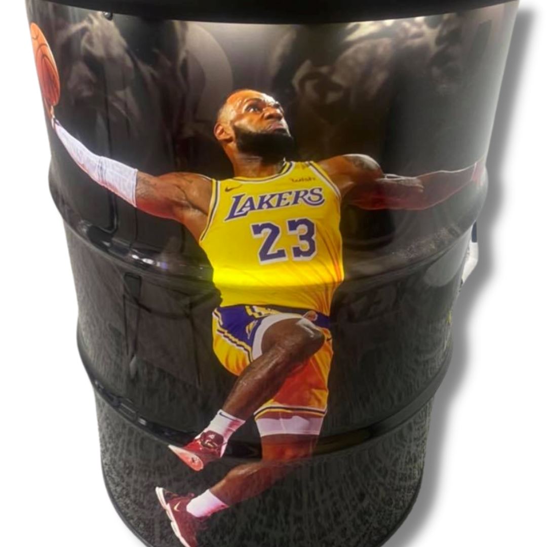 Lakers Custom Drum Arcade Machine Arcade Barrel 