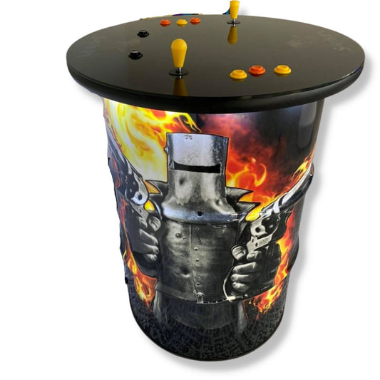 Custom Ned Kelly Drum Arcade Machine Video Game Arcade Cabinets 