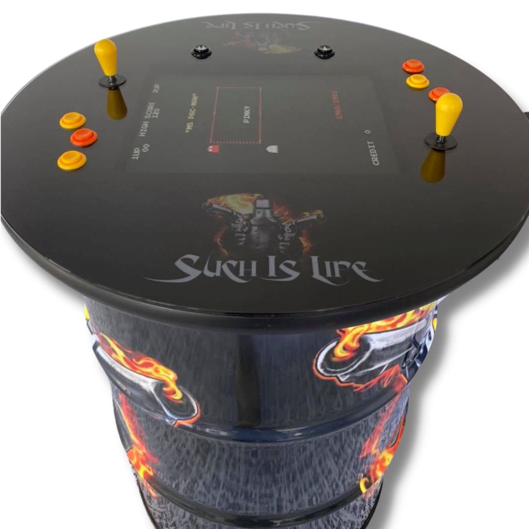 Ned Kelly Custom Drum Arcade Machine Arcade Barrel 