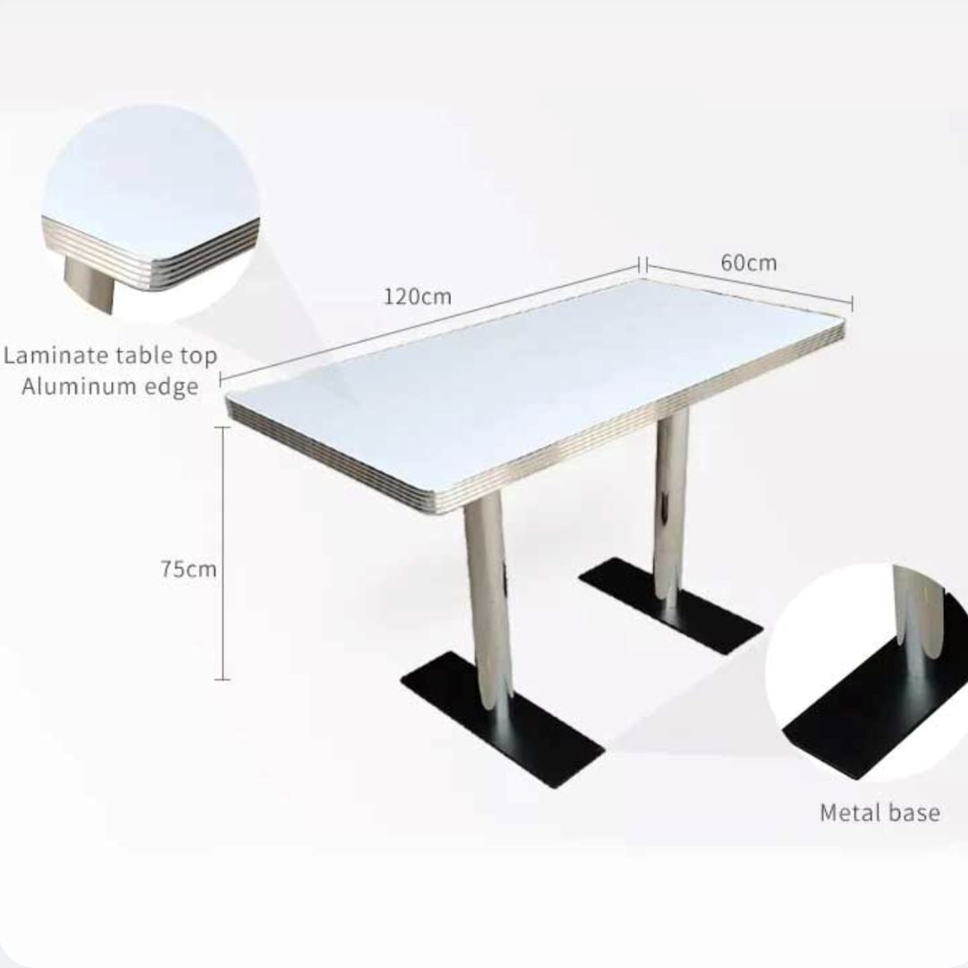 1950 Retro Cafe Dining Table Tables 