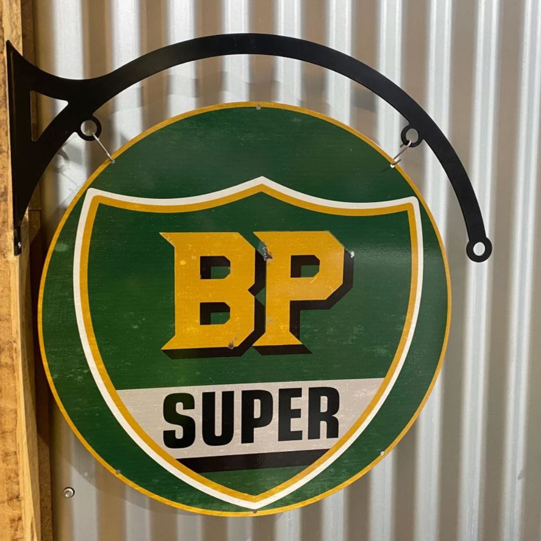 BP Classic Sign Double Sided Round Metal Signs 