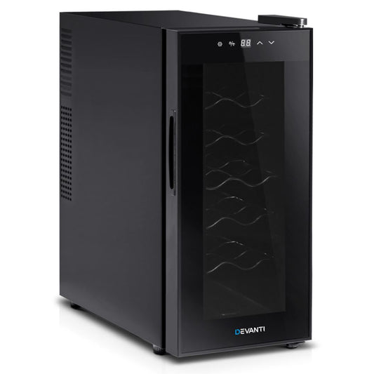 Esna 12 Bottle Wine Cooler Fridge Storage Chiller Refridgerators 