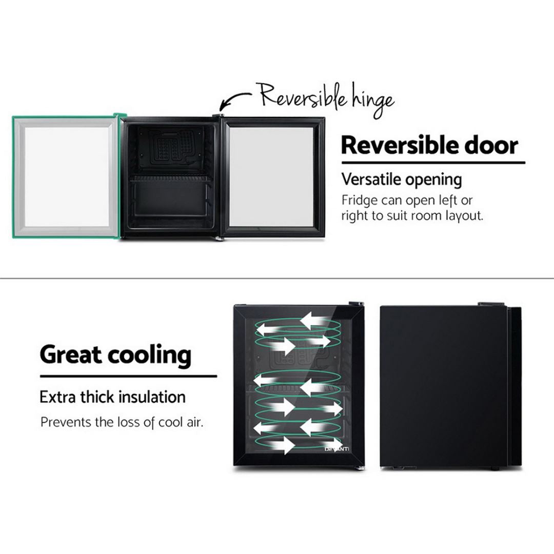 Luxor Mini Countertop Fridge / Freezer 46L Refridgerators 
