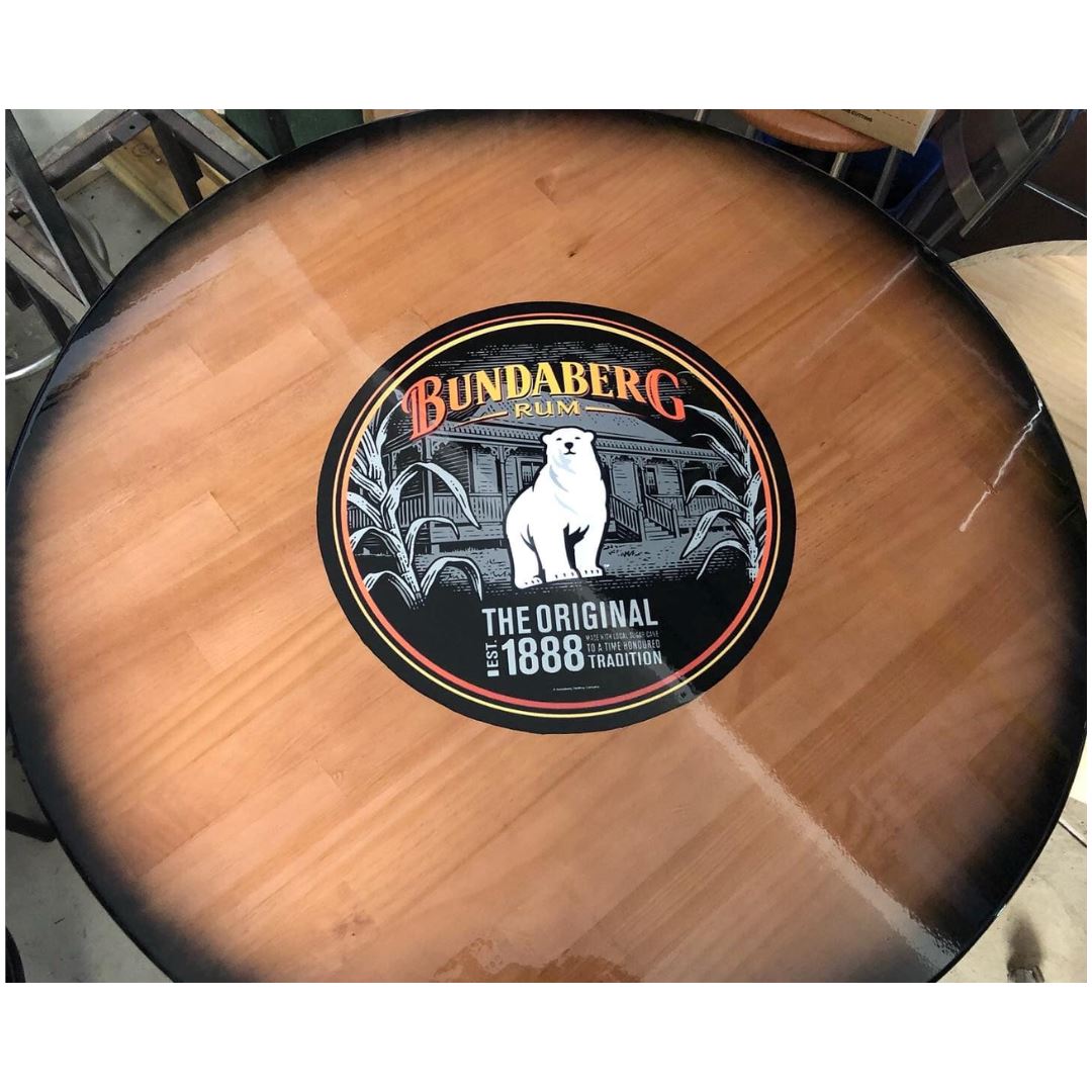 Hand Made Custom Bundaberg Drum Table Furniture 