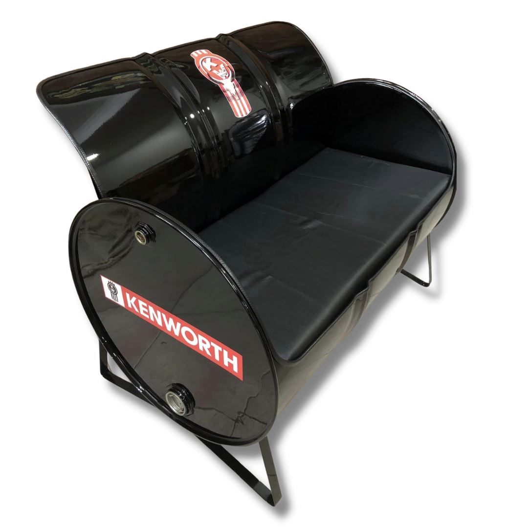 Kenworth Drum Bench Seat Drum Barrel Without Coffee Table 