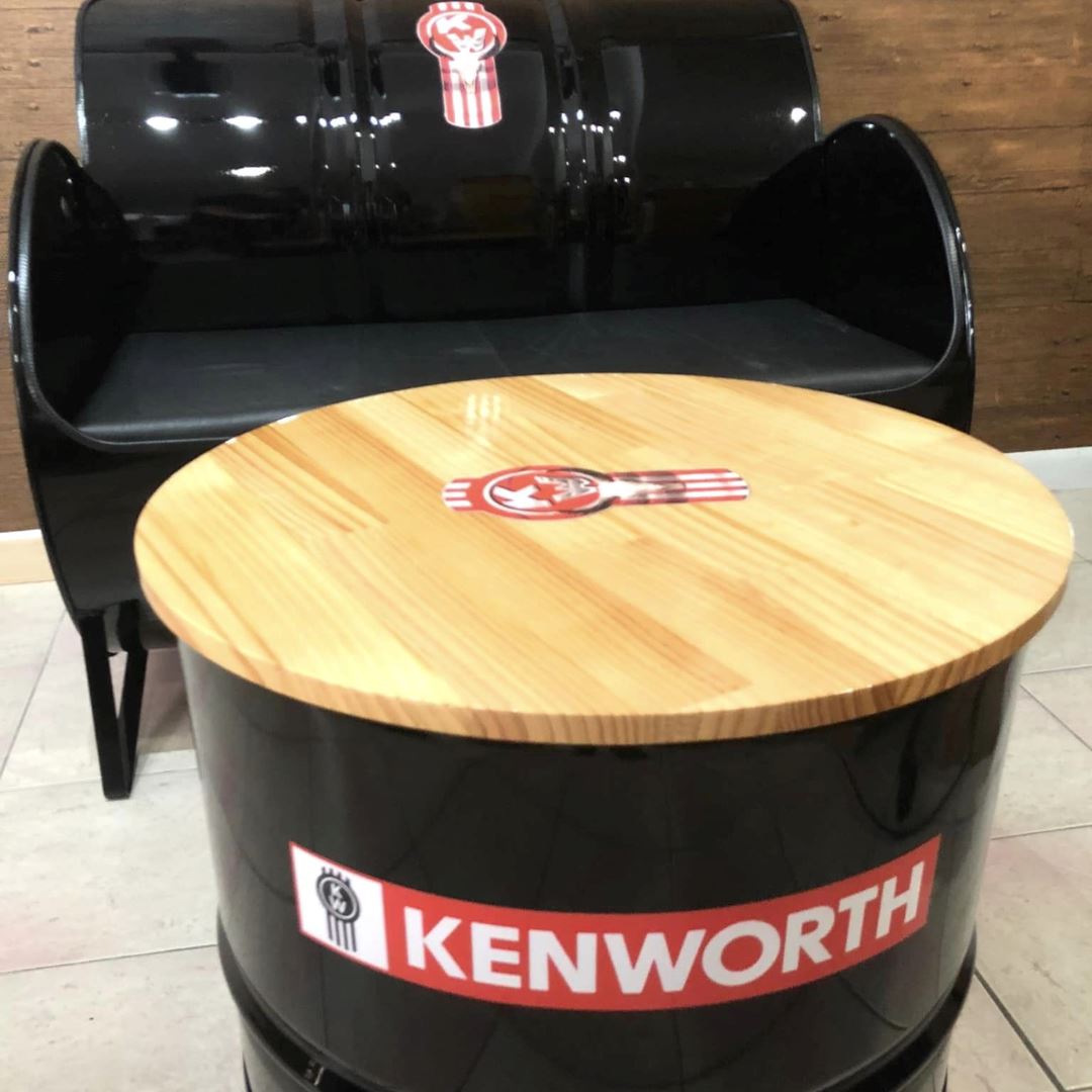Kenworth Drum Bench Seat
