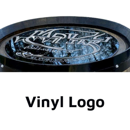 Custom Artwork Wine Barrel Table Wine Barrel Table 