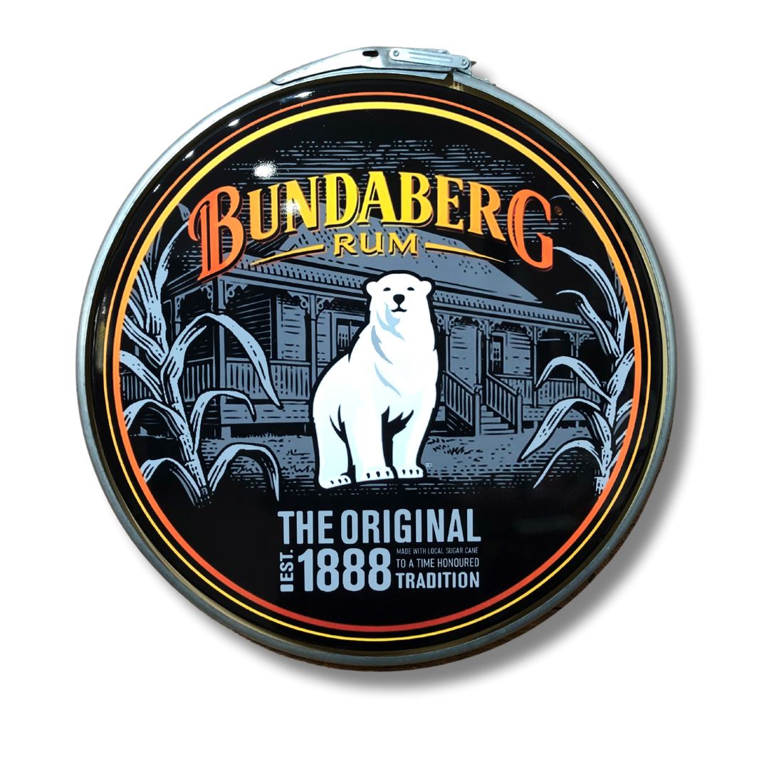Bundy Rum Drum Lid sign Drum Lid sign 