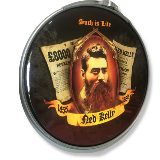 Hand Made Custom Ned Kelly Drum Lid Furniture 