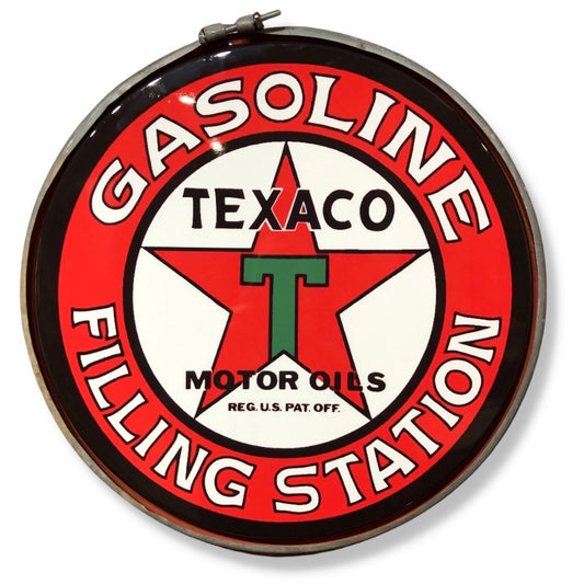 Texaco Drum Lid Sign sign 