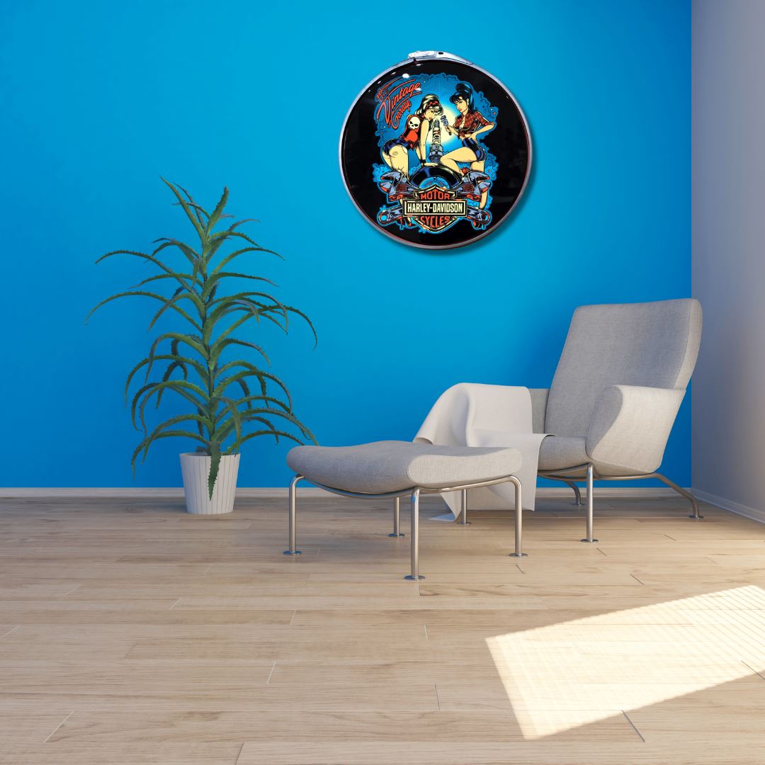Custom Harley Drum Lid Furniture 