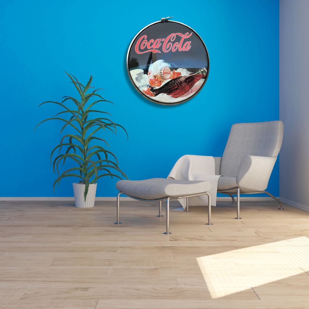 Hand Made Custom Coke Drum Lid in Red or Black Furniture 