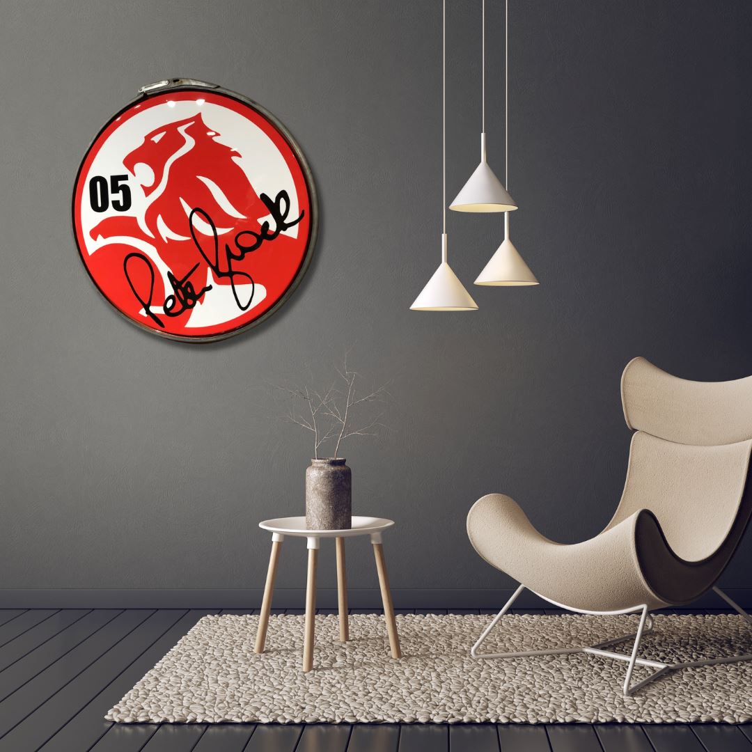 Hand Made Custom Peter Brock Tribute Drum Lid Furniture 