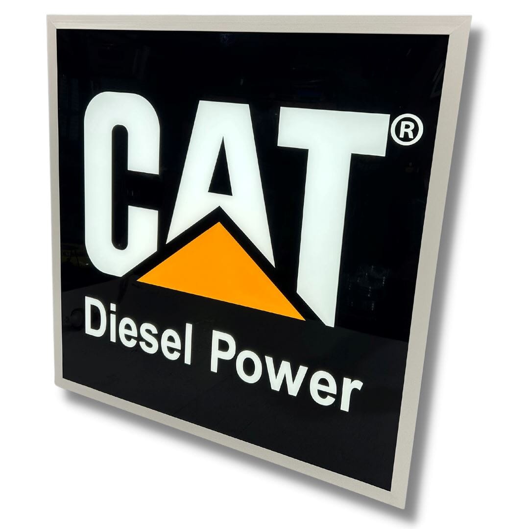 Light Up Cat Sign 600 x 600MM Light Up Signs 