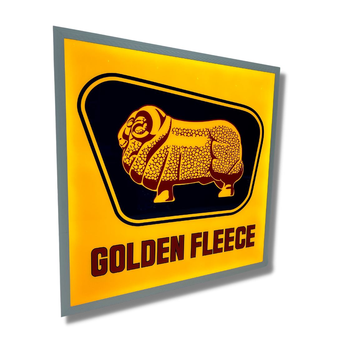 Golden Fleece Light Up Sign 600 x 600MM