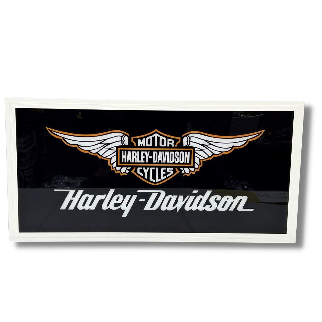 Harley Wings Light Up Sign 600 x 300MM