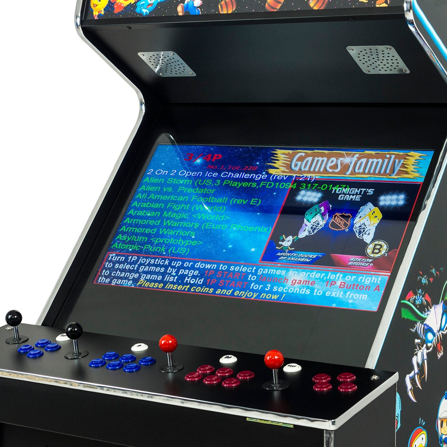 4 Player Classic 32" Arcade Machine Arcade Machines 